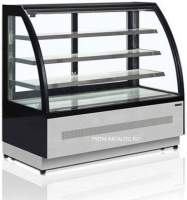 Настольная витрина Tefcold LPD900C-P (гнутое стекло) 