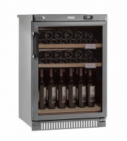 Отдельностоящий винный шкаф 22-50 бутылок Pozis ШВ-39 серибристый 