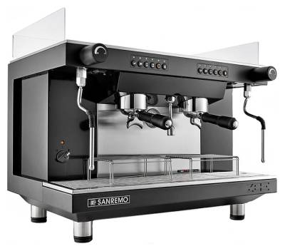 Кофемашина Sanremo Zoe Kompact 2 гр. полуавтомат, чёрная