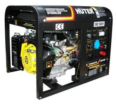 Бензиновый электрогенератор Huter DY6500LXW (c функцией сварки) 